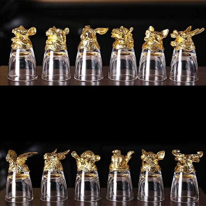 Zodiac Sign Shot Glasses(Set of 12)